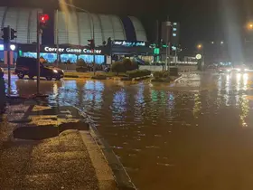 Osmaniye’de sağanak yağış hayatı olumsuz etkiledi
