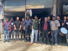 Osmaniye’de sanayi esnafından 1 Mayıs’a davul zurnalı kutlama
