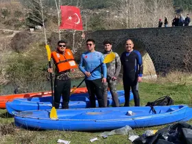 Osmaniye’de yağış sonrası Sabun Çayı’nda rafting heyecanı

