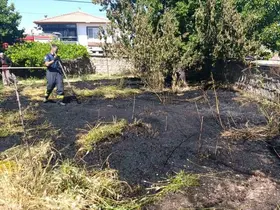 Otluk alanda çıkan yangın söndürüldü

