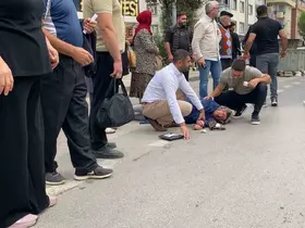 Otobüsün çarptığı yaşlı kadın ağır yaralandı
