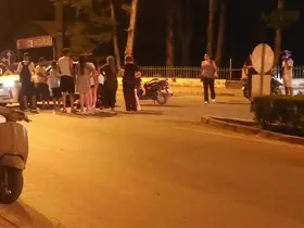 Otomobil ile çarpışan motosikletli yaralandı
