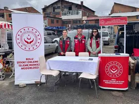 Panayırda vatandaşlara KADES ve şiddetle mücadele anlatıldı
