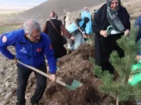Pasinler’de DİTİB Hatıra Ormanı dualarla açıldı
