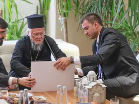 Patrik Bartholomeos, Bodrum Belediyesini ziyaret etti
