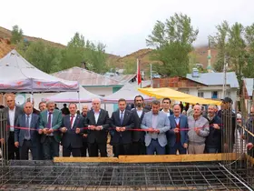 Pınargözü köy konağının temeli atıldı
