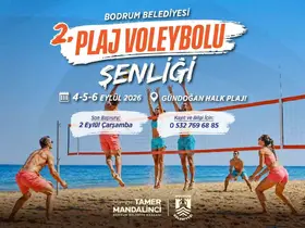 Plaj Voleybolu Şenliği Gündoğan’da
