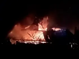 Pokut Yaylası’nda çıkan yangında 1 işletme kül oldu
