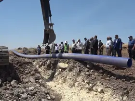 Polateli-Şahinbey OSB’de içme suyu isale hattının temeli atıldı
