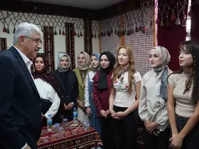 Prof. Dr. Hasari Çelebi, Kahtalı gençlerle buluştu
