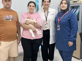 Riskli gebeliği bulunan anne sağlıklı şekilde bebeğini dünyaya getirdi

