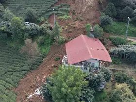 Rize’de şiddetli yağış ve heyelanın bilançosu netleşiyor
