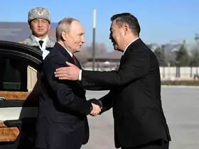 Rusya Devlet Başkanı Putin Kırgızistan’da
