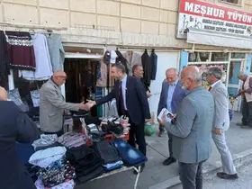 Saadet Partisi heyetinden Yahyalı’da esnaf ziyaretleri
