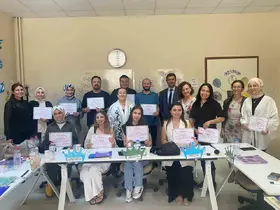 Sağlık çalışanlarına yönelik eğitimler devam ediyor
