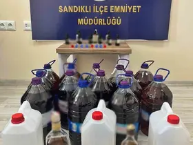 Sahte alkol operasyonunda iki kişi gözaltına alındı
