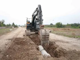 Sallar’da kanalizasyon çalışması başladı

