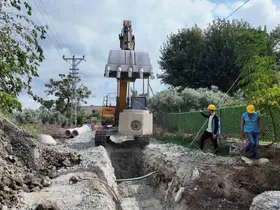 Samandağ’da 82 kilometrelik kanalizasyon projesi sürüyor
