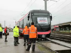 Samsun raylarında filo büyüyor: Üçüncü yeni tramvay da geldi
