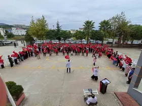 Samsun’da özel öğrencilerden İlköğretim Haftası’na renkli kutlama
