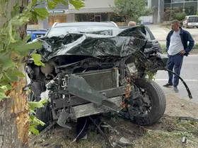 Samsun’da SUV araç ile otomobil çarpıştı: 2 yaralı
