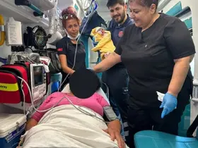 Sancıları başlayan anne hastaneye yetişemedi
