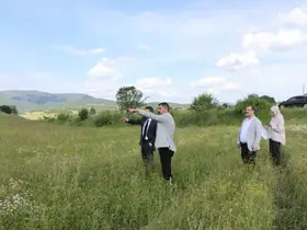 Saraydüzü’nde kurulacak çeltik kurutma tesisi için çalışmalar başladı
