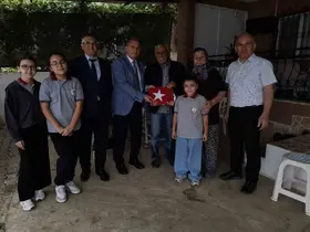 Sarıgöl’de şehit ailesine vefa ziyareti
