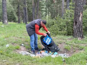 Sarıkamış’ta çevre temizliği
