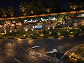 Şehir girişlerine estetik görünüm kazandırılıyor
