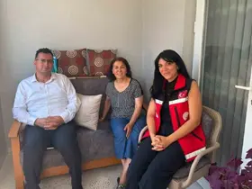 Şehit ailesine sene-i devriye ziyareti
