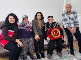 Şehit ailesine vefa ziyareti
