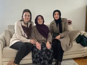Şehit annesine ziyaret
