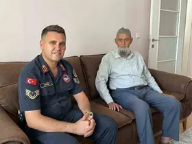Şehit babasına vefa ziyareti
