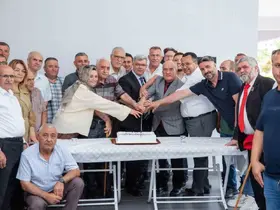 Şehit ve gazi babalarına anlamlı ziyaret
