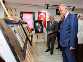 Şehit yakınları ve gazilerden el sanatları sergisi
