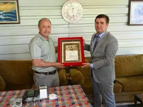 Şehit Yusuf Ergün’ün "şehadet belgesi" babasına teslim edildi
