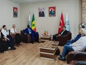 Senagal Cumhuriyeti Büyükelçisi’den SANKON’a ziyaret
