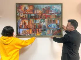 Sevgiyle birleşen 3 bin parça çocukların zaferi oldu
