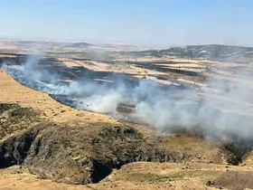 Seyitgazi’de 3 köye yayılan yangına havadan ve karadan müdahale sürüyor
