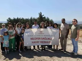 Sigarayı bırakan vatandaşlar fidan dikimi gerçekleştirdi
