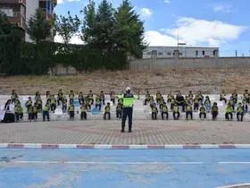 Siirt’te çocuklara trafik güvenliği eğitimi
