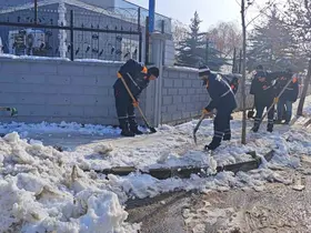 Siirt’te karla mücadele çalışmaları aralıksız sürüyor
