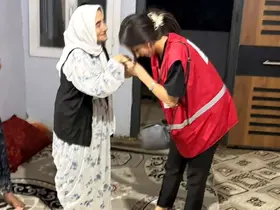 Silopi’de yürekleri ısıtan dayanışma: Kızılay ihtiyaç sahibi iki kardeşin yüzünü güldürdü
