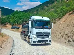 Sinop’ta köy yollarında asfalt mesaisi
