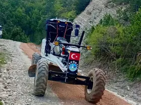 Sinop’ta köylerde yol iyileştirme çalışmaları
