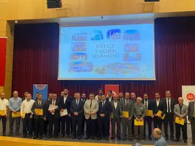 Sinop’ta örnek cami bahçelerine başarı belgesi
