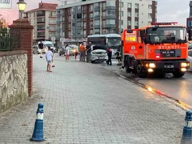 Sinop’ta SUV tipi araçta yangın paniği
