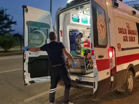 Sinop’ta üst geçit merdiveninden düşen çocuk yaralandı
