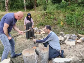 Sinop’un köylerinde kış hazırlığı erken başladı
